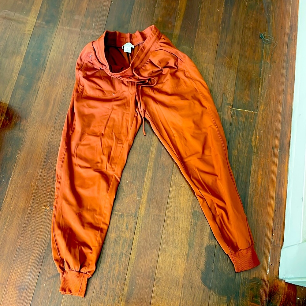 Rachel Zoe red joggers